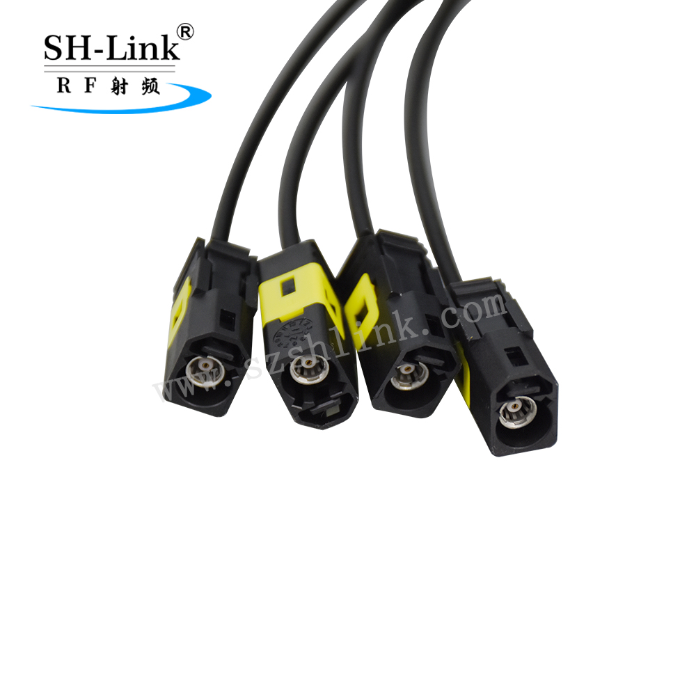 GPS/GNSS Mini Fakra 4 in 1 Connector Cable Assembly